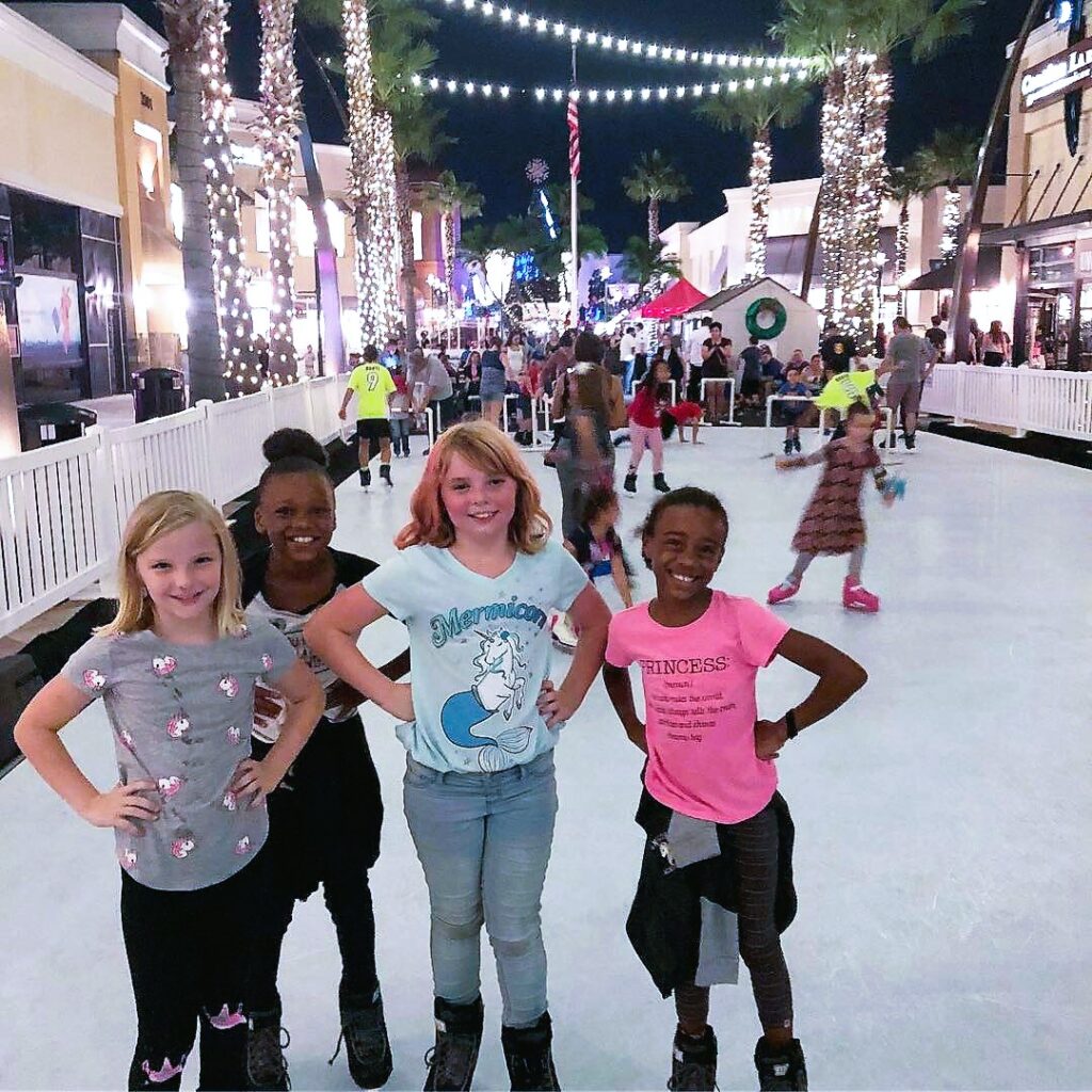 Christmas ice rink