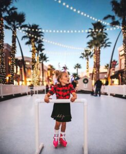 Christmas ice rink